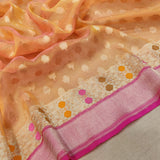 Pure Kora Silk Handwoven Banarasi Saree