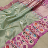 Pure Tissue Silk Handwoven Banarasi Saree