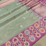 Pure Tissue Silk Handwoven Banarasi Saree