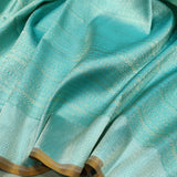 Sky Blue Color Pure Katan Silk Handwoven Banarasi Saree