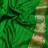 Multicolor Pure Katan Silk Handwoven Banarasi Saree