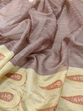 Pure Kora Silk Handwoven Banarasi Saree