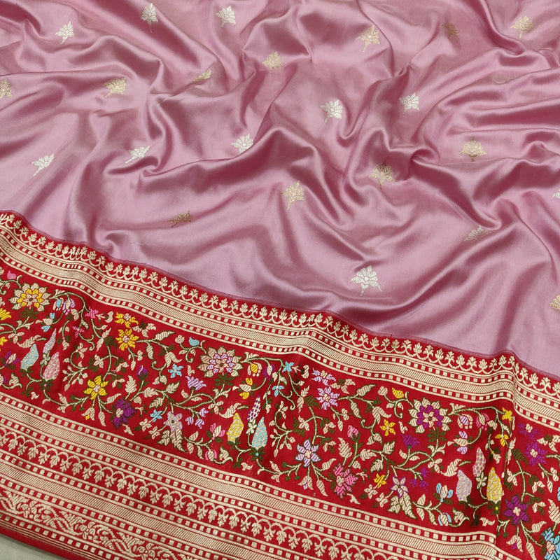 Pure Katan Silk Handwoven Banarasi Saree