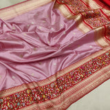 Pure Katan Silk Handwoven Banarasi Saree