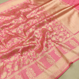 Pure Katan Silk Handwoven Banarasi Saree