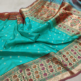 Pure Katan Silk Handwoven Banarasi Saree