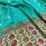 Pure Katan Silk Handwoven Banarasi Saree