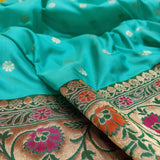 Pure Katan Silk Handwoven Banarasi Saree