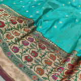 Pure Katan Silk Handwoven Banarasi Saree