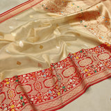 Pure Tissue Silk Handwoven Banarasi Saree