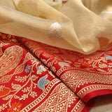 Pure Tissue Silk Handwoven Banarasi Saree