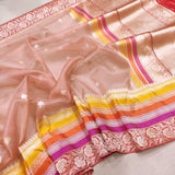 Pure Kora Silk Handwoven Banarasi Saree