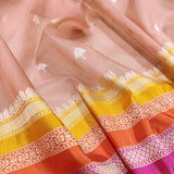 Pure Kora Silk Handwoven Banarasi Saree