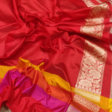 Pure Kora Silk Handwoven Banarasi Saree