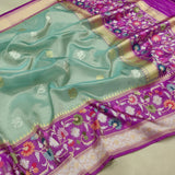 Pure Tissue Silk Handwoven Banarasi Saree