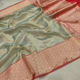 Pure Tissue Silk Handwoven Banarasi Saree