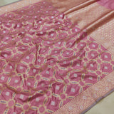 Pure Katan Silk Handwoven Banarasi Jungla Saree