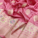 Pure Katan Silk Handwoven Banarasi Saree