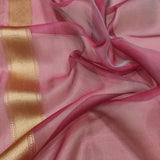 Pure Kora Silk Handwoven Banarasi Saree