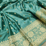 Pure Katan Silk Handwoven Banarasi Saree