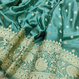 Pure Katan Silk Handwoven Banarasi Saree