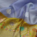 Pure Kora Silk Handwoven Banarasi Saree