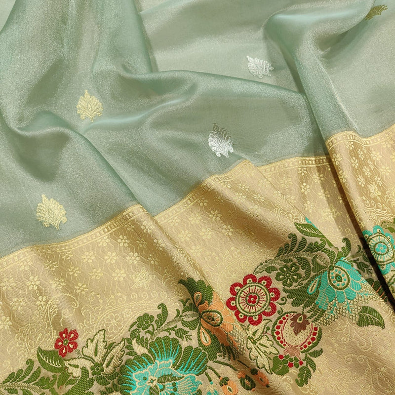 Pure Tissue Silk Handwoven Banarasi Saree