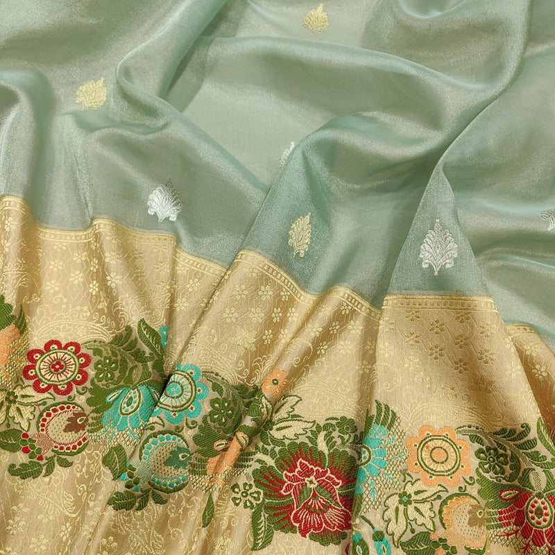 Pure Tissue Silk Handwoven Banarasi Saree