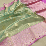 Pure Tissue Silk Handwoven Banarasi Saree