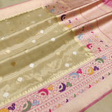 Pure Tissue Silk Handwoven Banarasi Saree