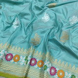 Pure Katan Silk Handwoven Banarasi Saree