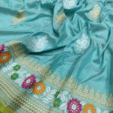 Pure Katan Silk Handwoven Banarasi Saree