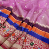 Pure Kora Silk Handwoven Banarasi Saree