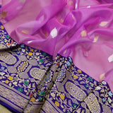 Pure Kora Silk Handwoven Banarasi Saree