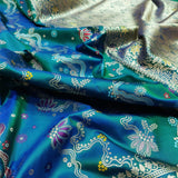 Dual Shade Pure Katan Silk Handwoven Banarasi Saree