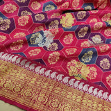 Pure tussar Silk Handwoven Banarasi Saree