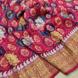 Pure tussar Silk Handwoven Banarasi Saree