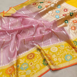 Pure Kora Silk Handwoven Banarasi Saree