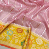 Pure Kora Silk Handwoven Banarasi Saree