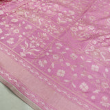 Pure Katan silk jamdani Banarasi saree