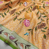 Pure Katan Silk Handwoven Banarasi Saree