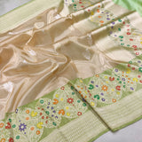 Pure Tissue Silk Handwoven Banarasi Saree