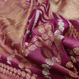 Pure Katan Silk By Tissue Handwoven Banarasi Saree