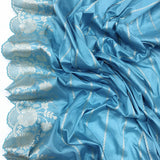 Sky Blue Color Katan Silk Handwoven Banarasi Saree