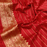 Dual Shade  Pure Katan Silk Handwoven Banarasi Saree