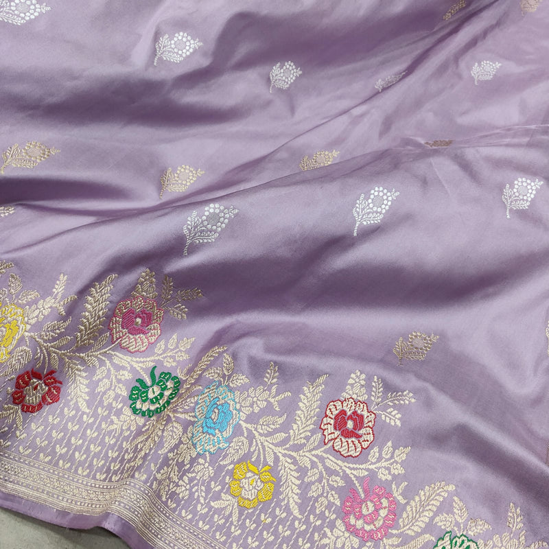 Pure Katan Silk Handwoven Banarasi Saree