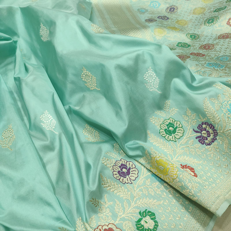 Pure Katan Silk Handwoven Banarasi Saree