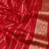 Dual Shade Pure Kora Silk Handwoven Banarasi Saree