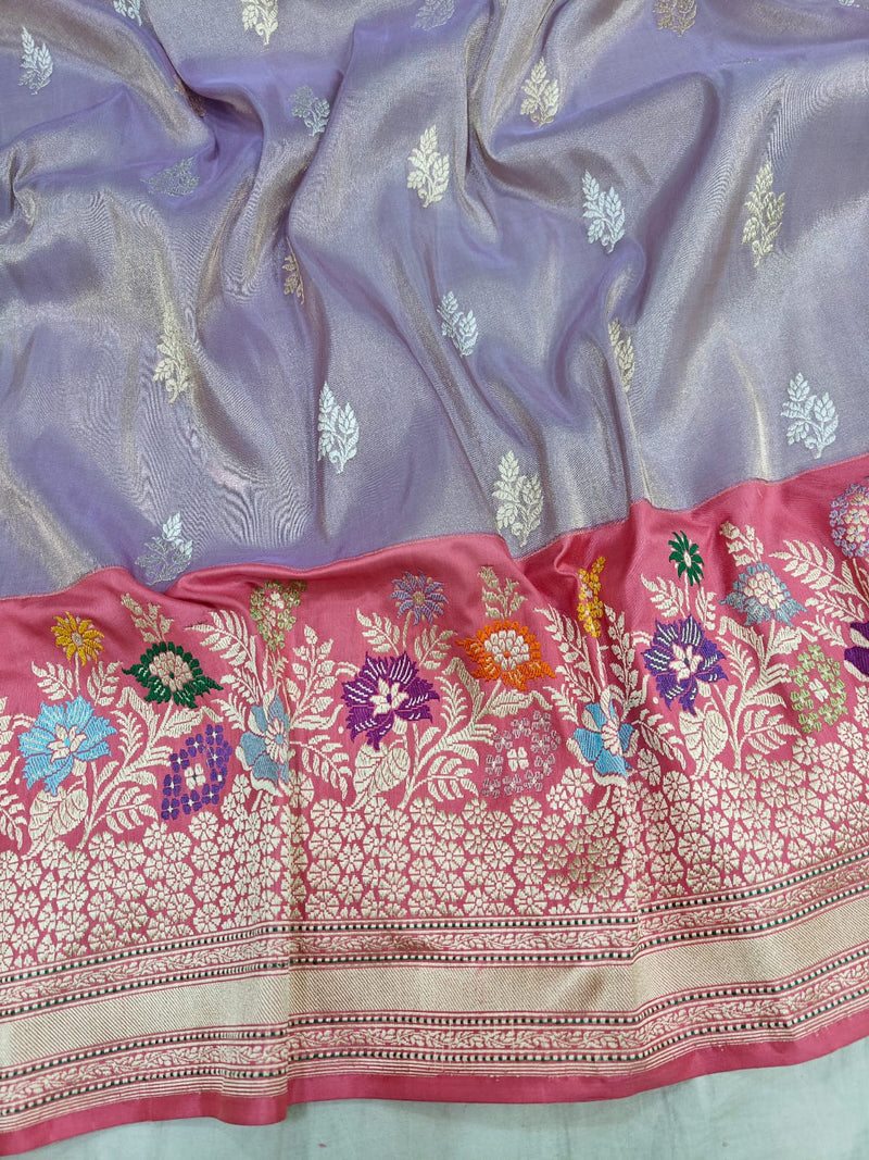 Pure Tissue Silk Handwoven Banarasi Saree
