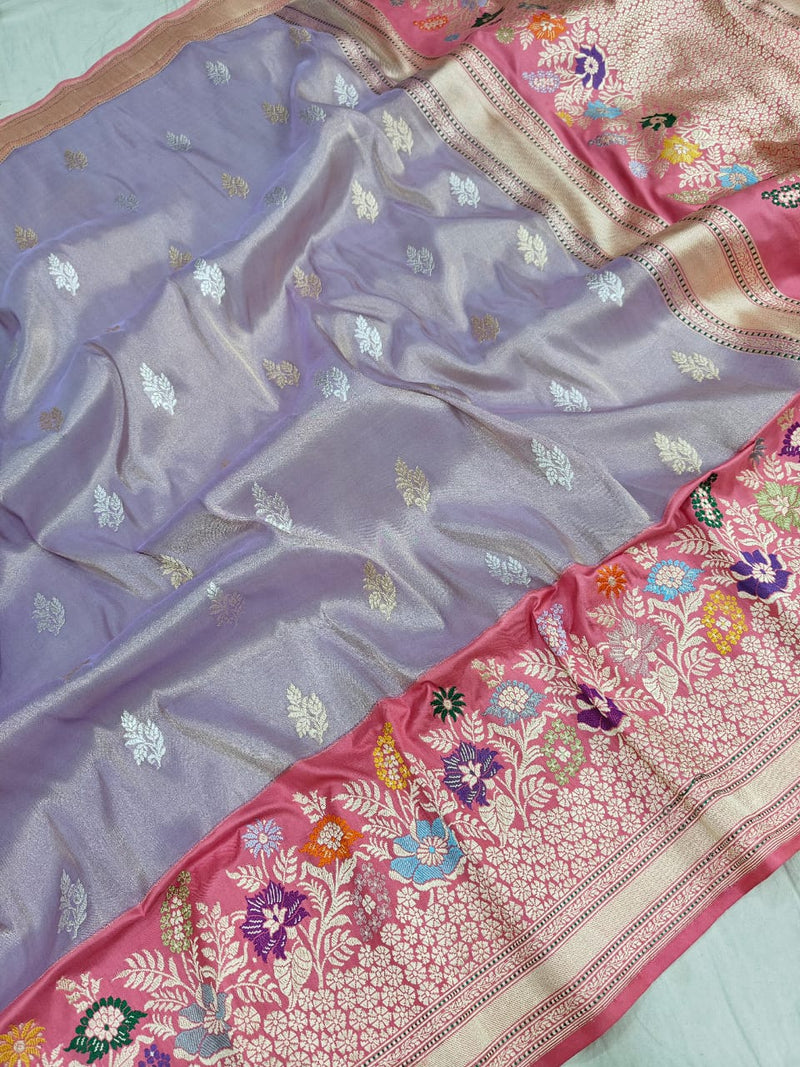 Pure Tissue Silk Handwoven Banarasi Saree
